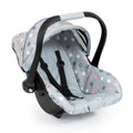 Bayer Deluxe Dolls Car Seat with Canopy Grey