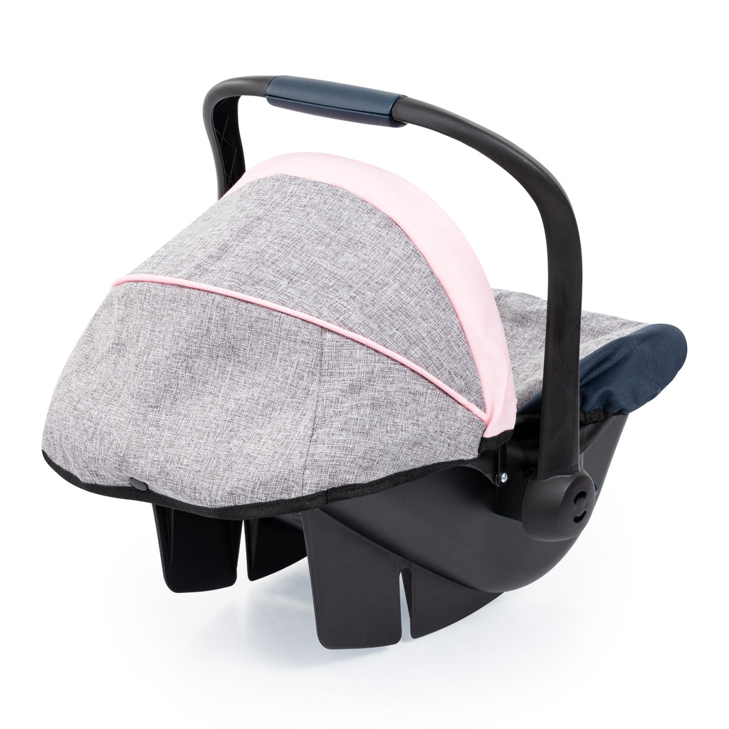 Bayer Deluxe Car Seat - Grey & Pink - 67927
