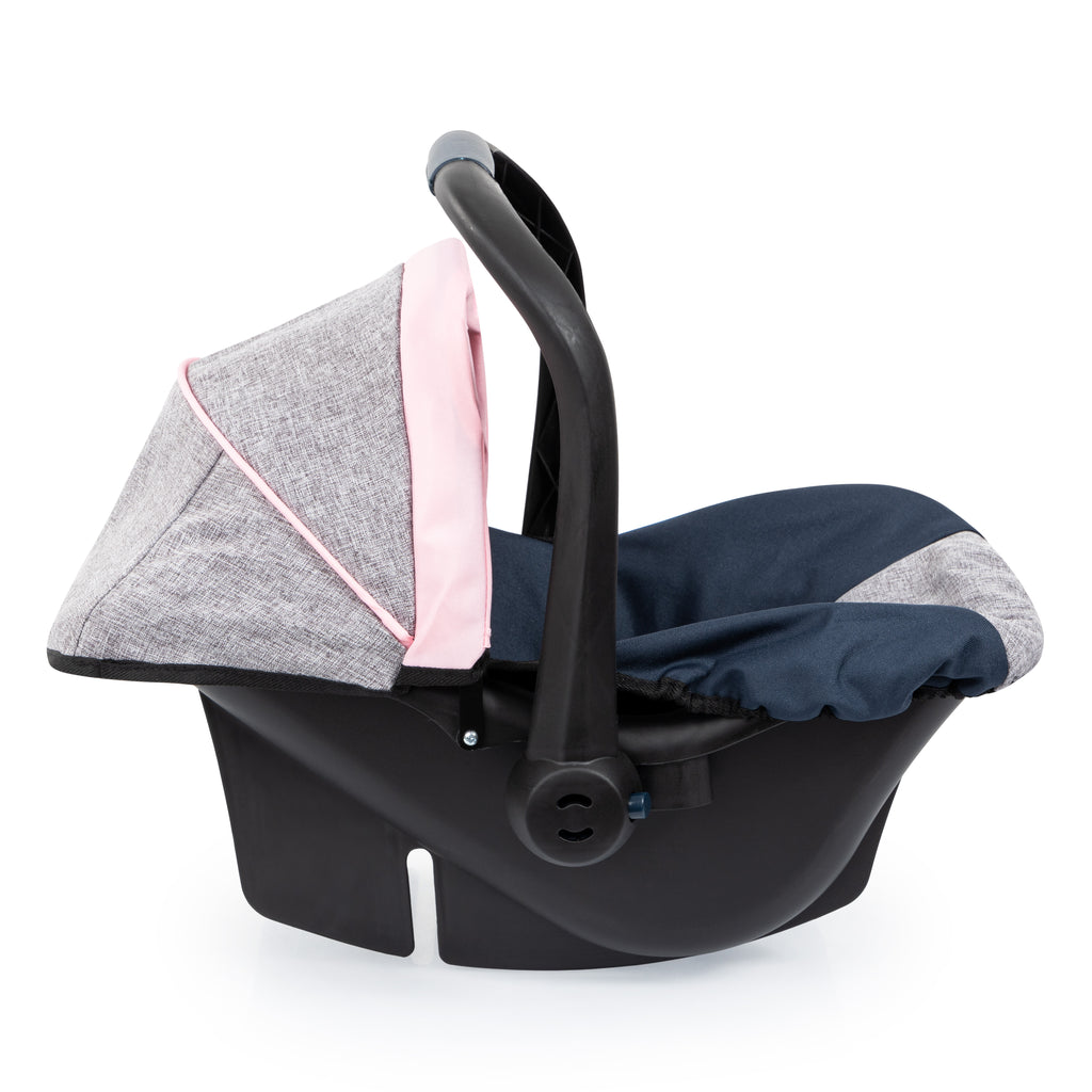 Bayer Deluxe Car Seat - Grey & Pink - 67927
