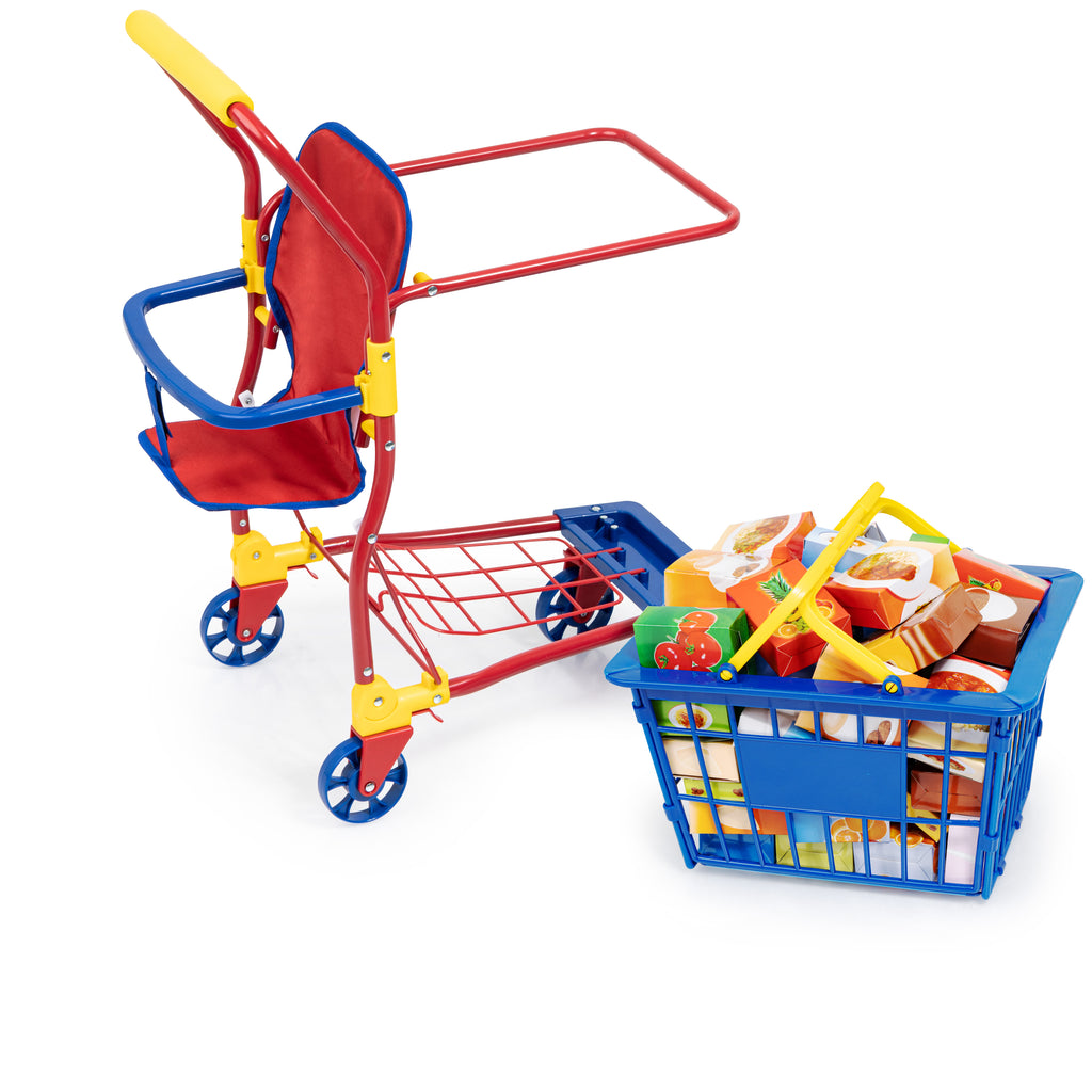 Bayer Shopping Cart with Groceries