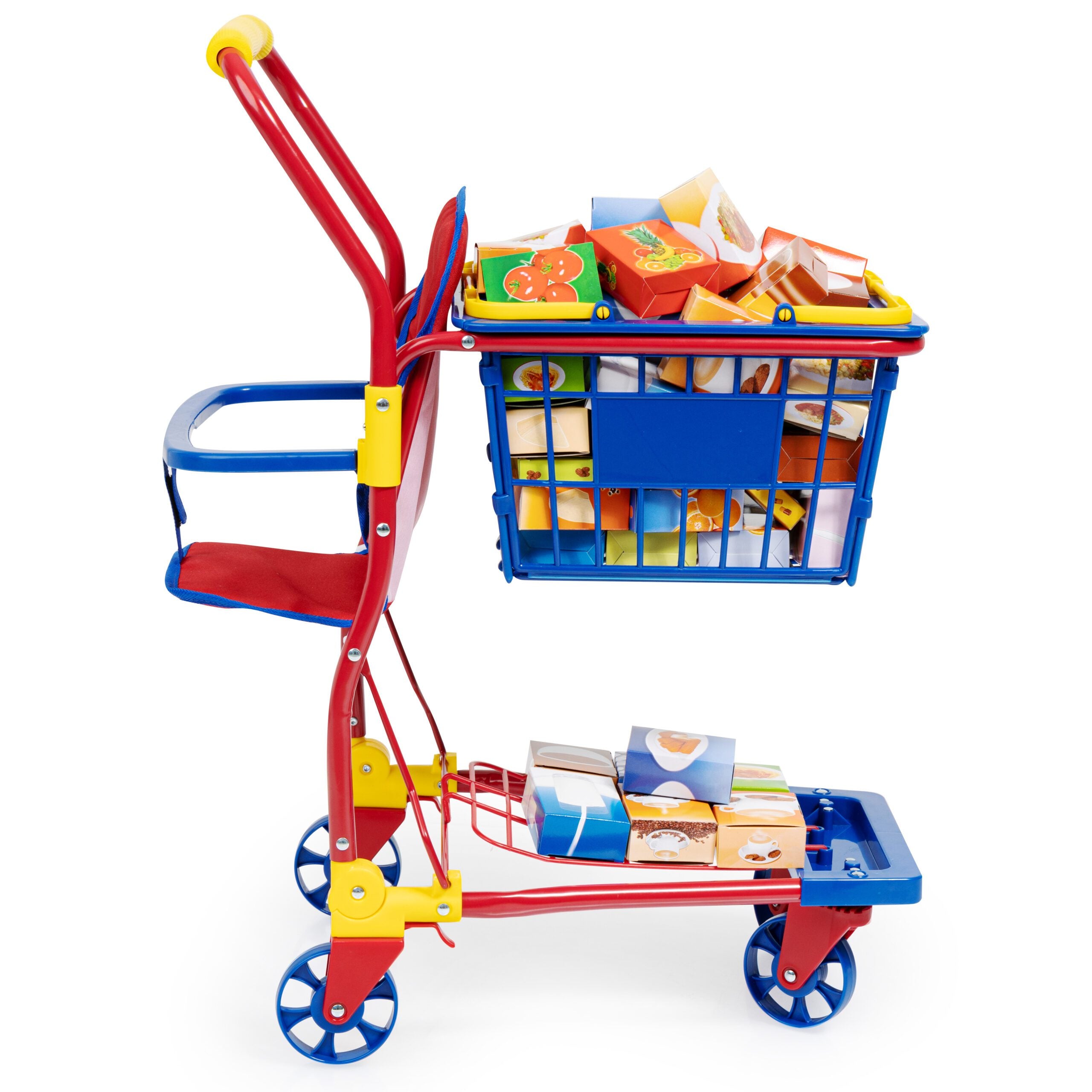 Bayer Shopping Cart with Groceries