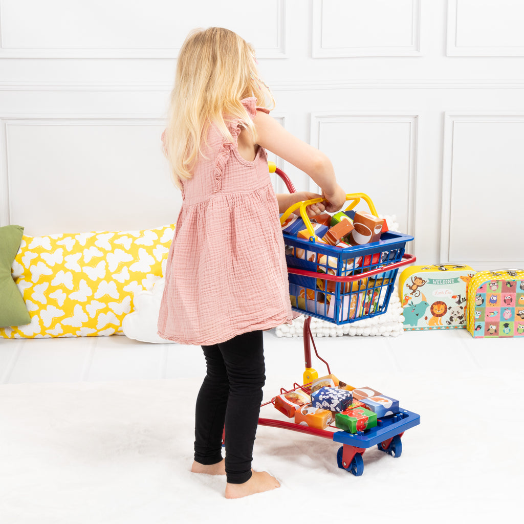 Bayer Shopping Cart with Groceries