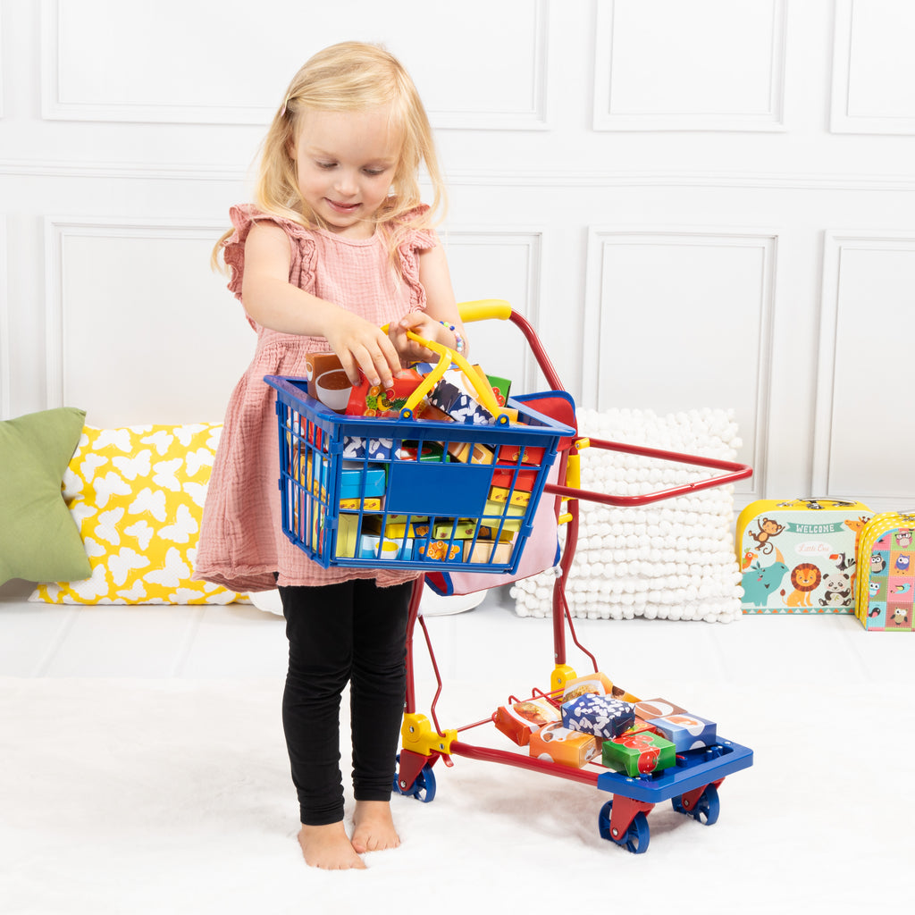 Bayer Shopping Cart with Groceries