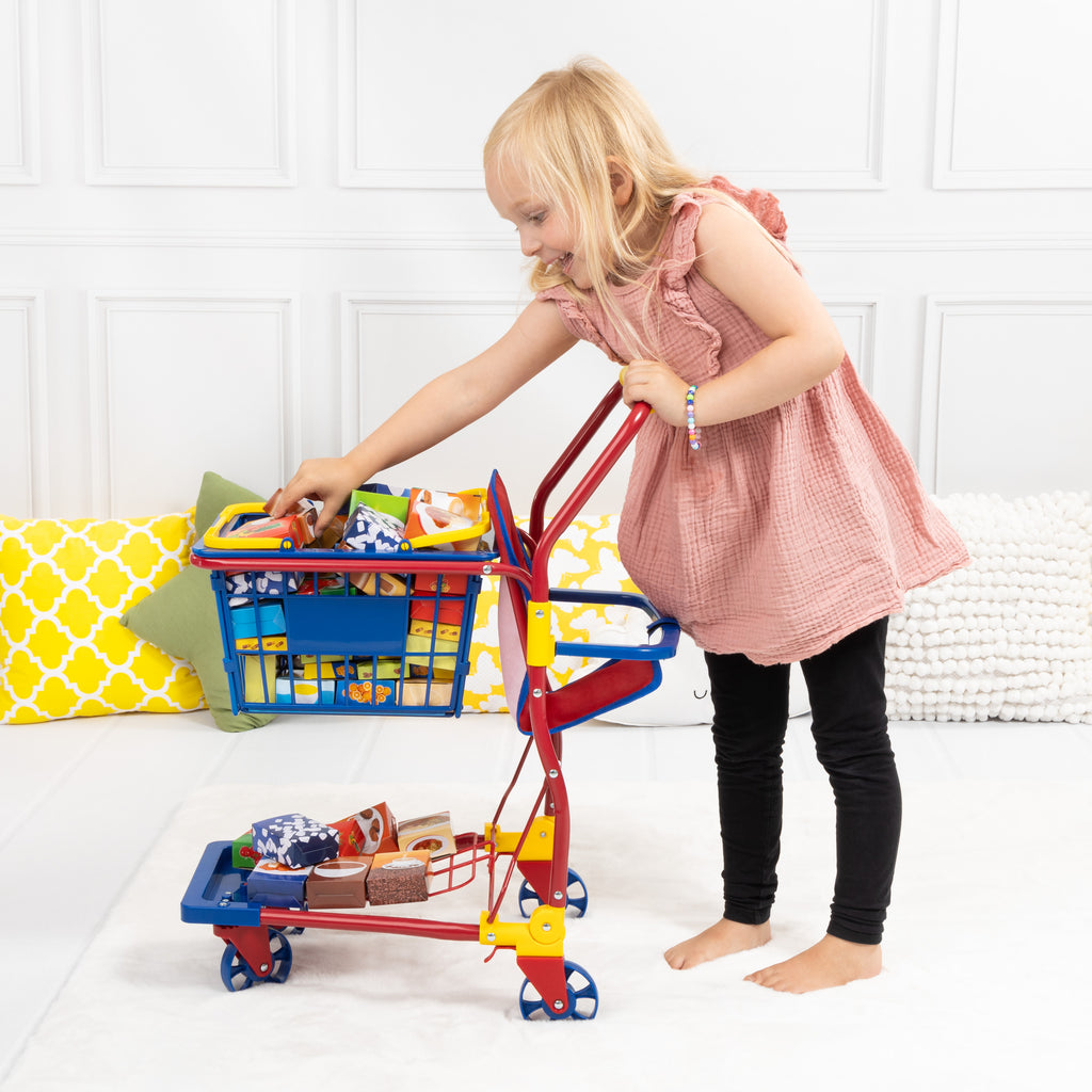 Bayer Shopping Cart with Groceries