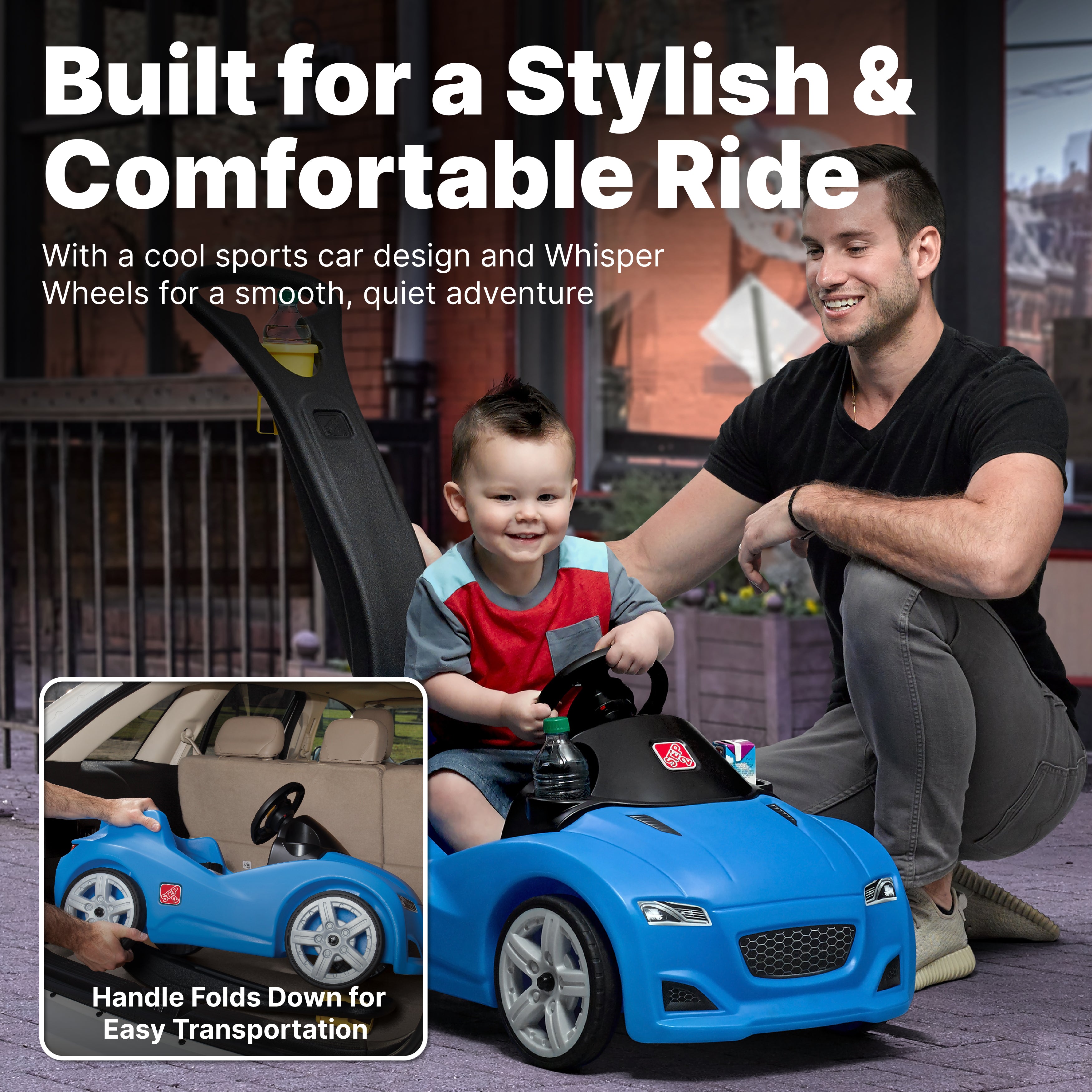 STEP2 Whisper Ride Cruiser (Blue)