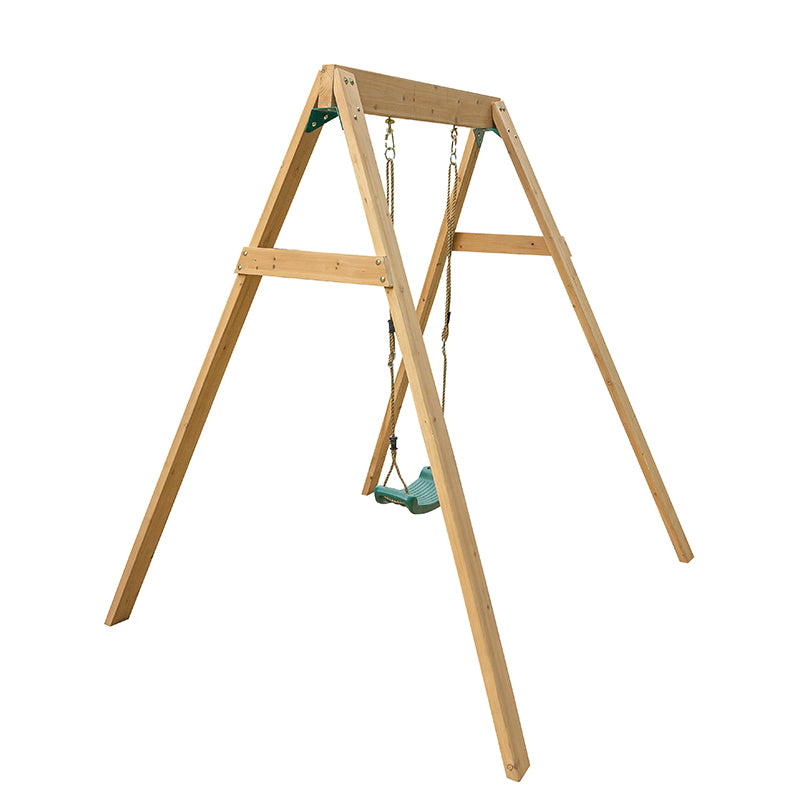 NELSON SINGLE WOODEN SWING - STOCK JUST ARRIVED!