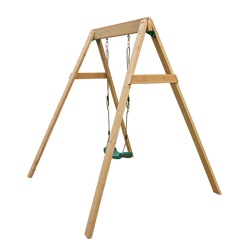 NELSON SINGLE WOODEN SWING - STOCK JUST ARRIVED!