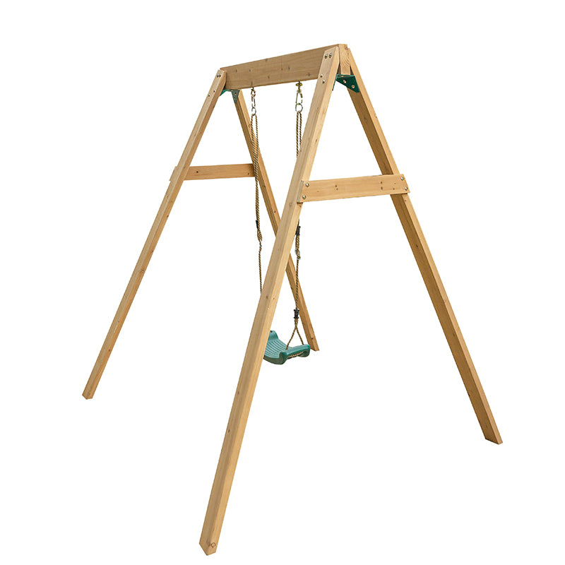 NELSON SINGLE WOODEN SWING - STOCK JUST ARRIVED!
