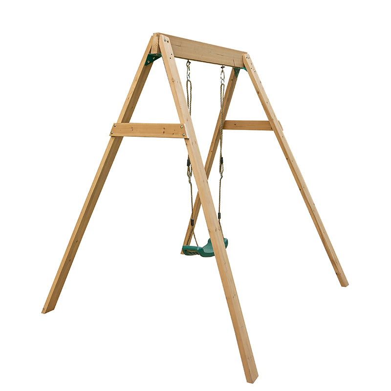 NELSON SINGLE WOODEN SWING - STOCK JUST ARRIVED!