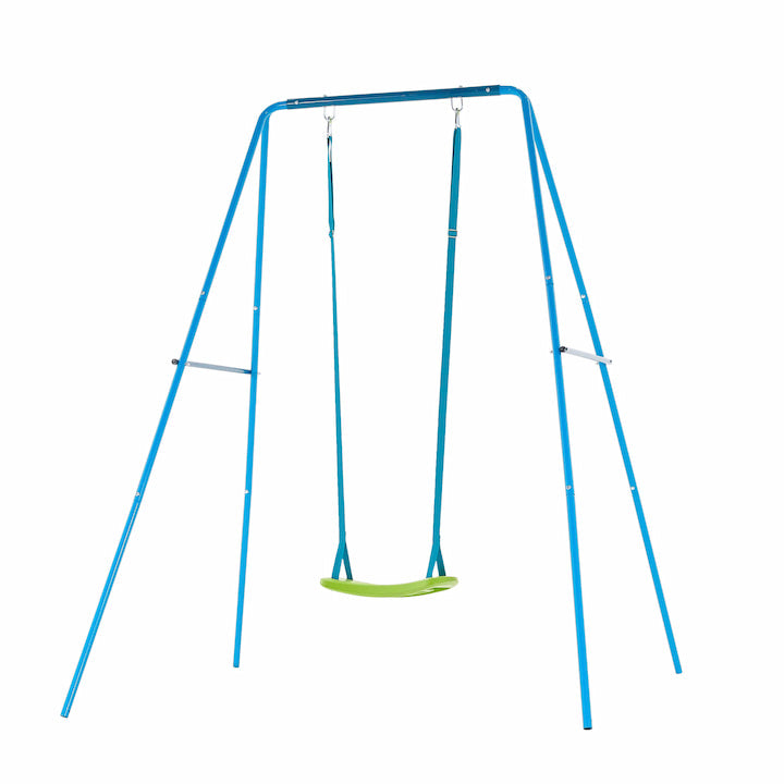 Small to Tall Metal Swing Set with 2 seats