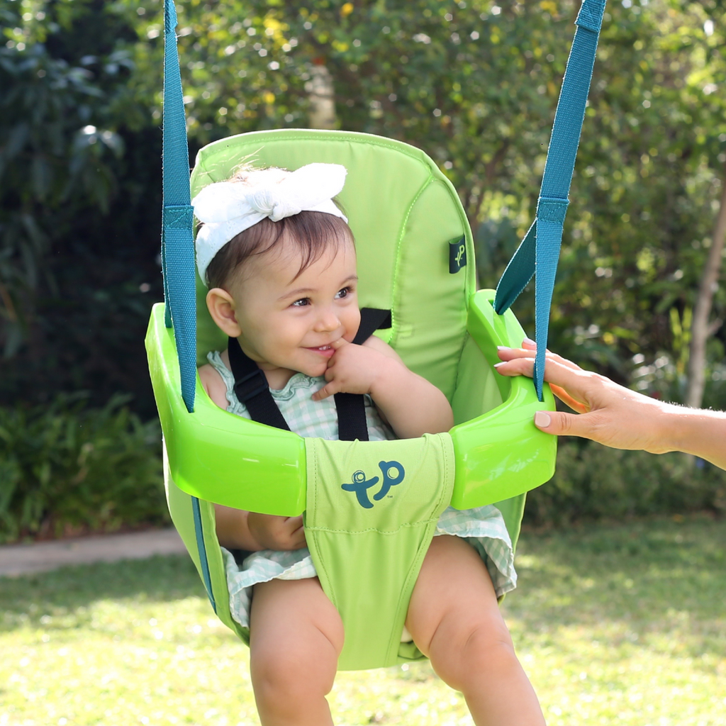Small to Tall Metal Swing Set with 2 seats