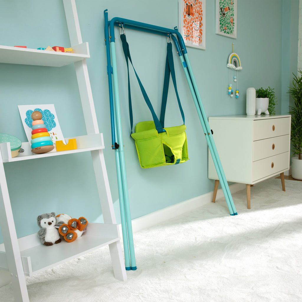 TP Toys Foldaway Baby Swing for Babies Aged 6 Months for Indoor and Outdoor Use. My First Swing Safety Tested - NEW ARRIVAL!