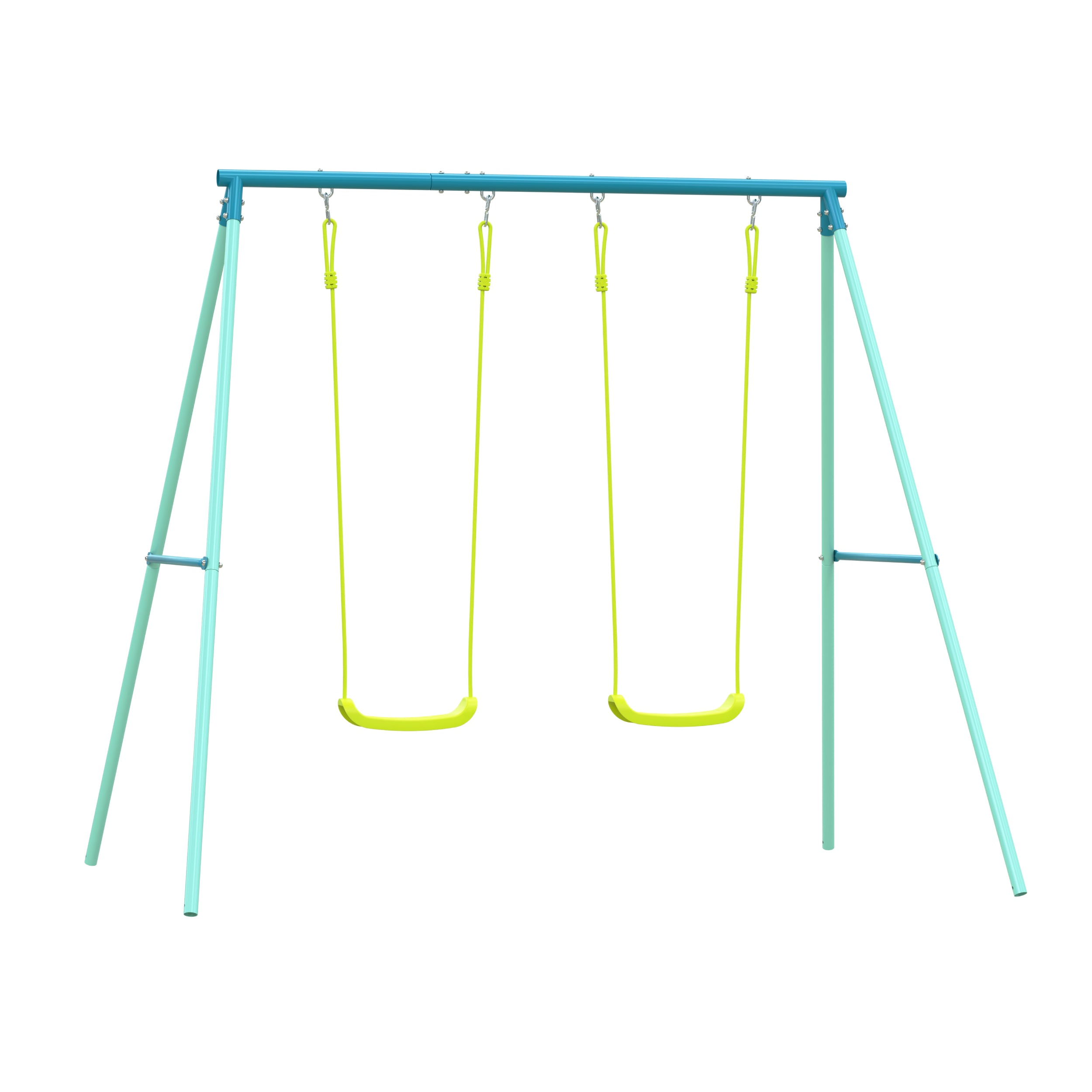TP Deluxe Double Metal Swing Set with Roped Rapide Seats - TP534 - NEW ARRIVAL