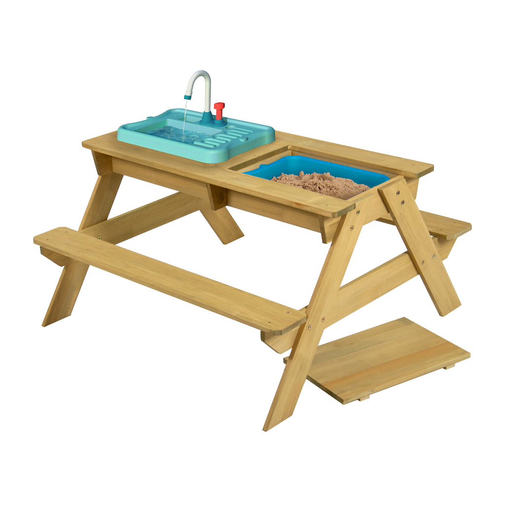 TP Wooden Picnic Bench With Basin & Tap