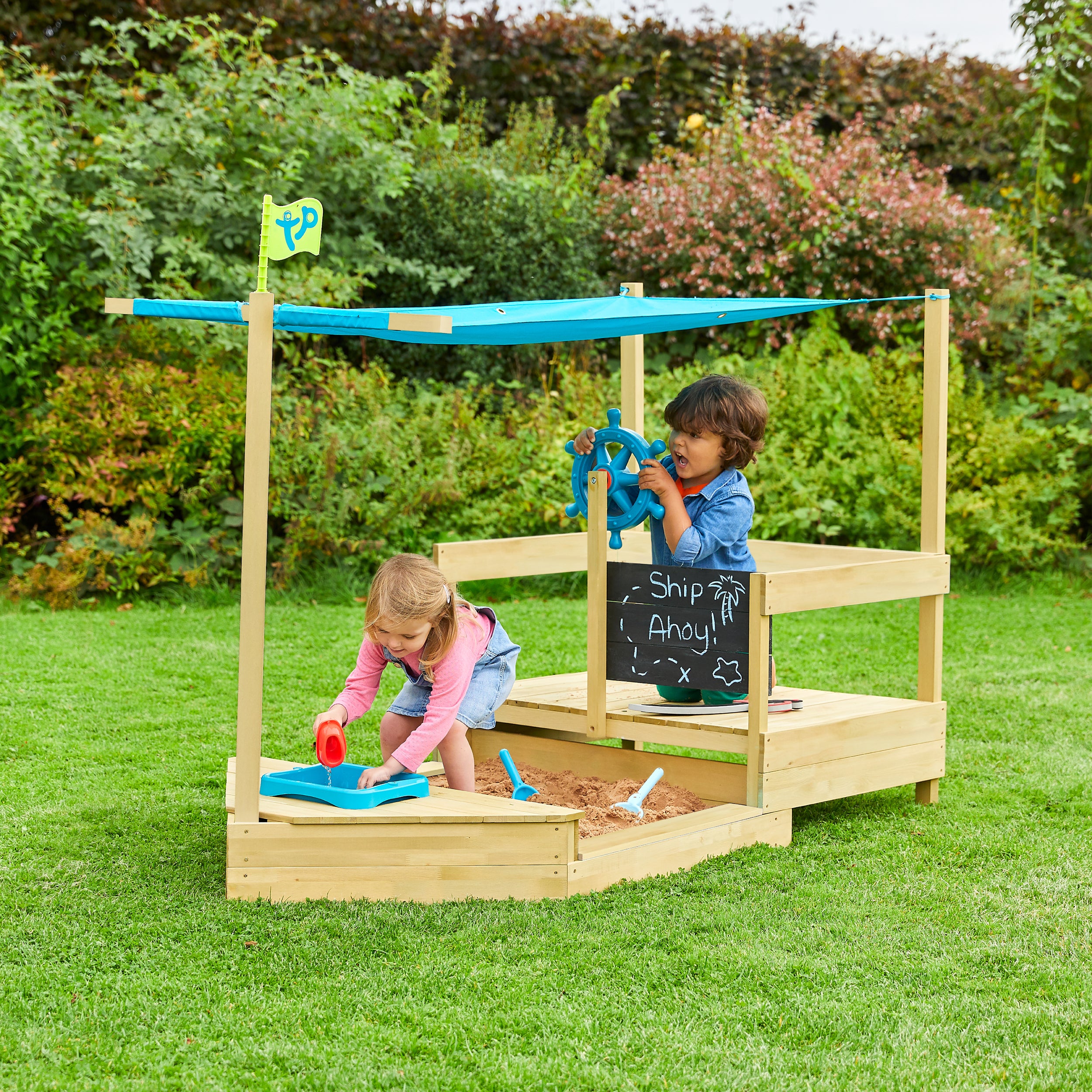 TP Ahoy Wooden Play Boat SandPit
