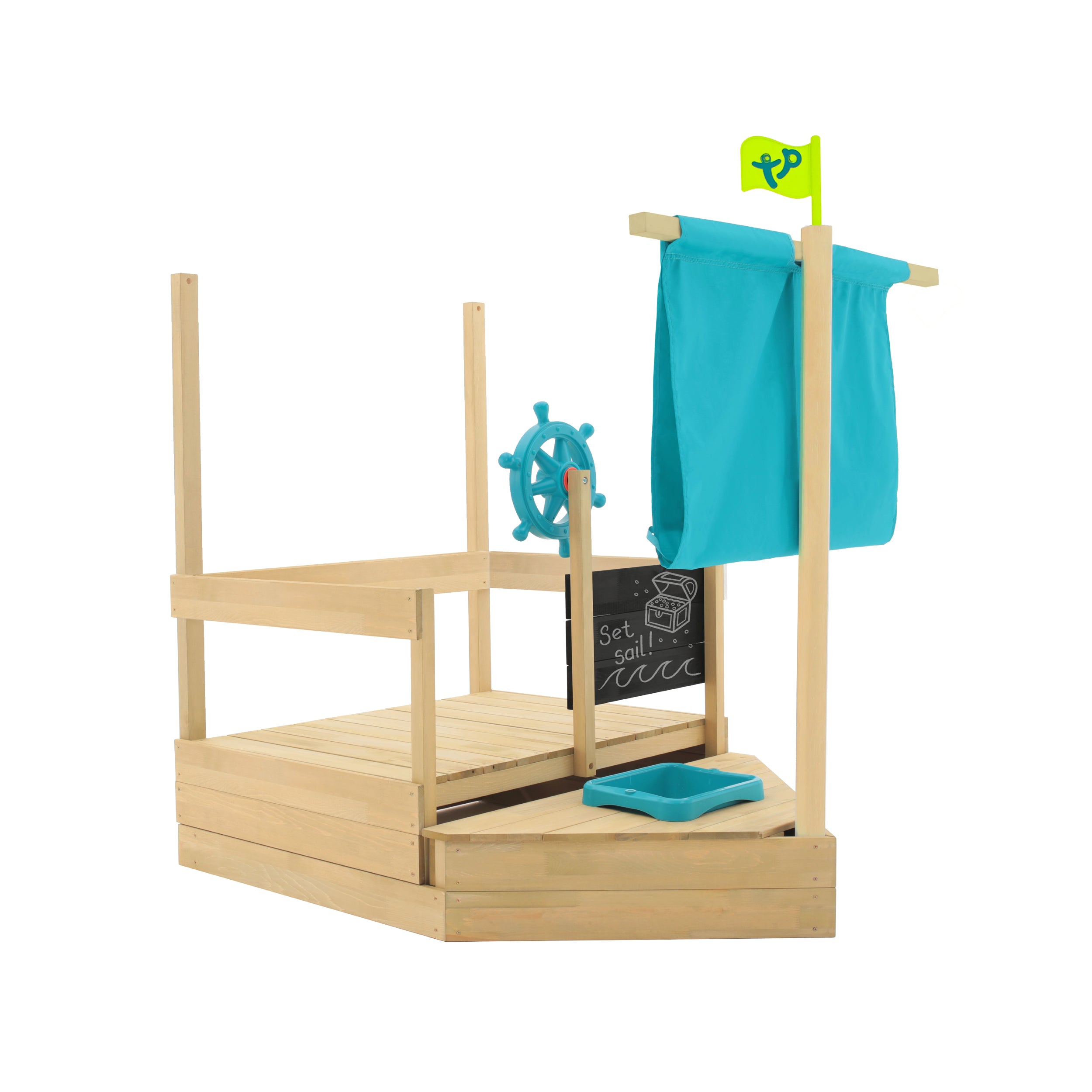 TP Ahoy Wooden Play Boat SandPit
