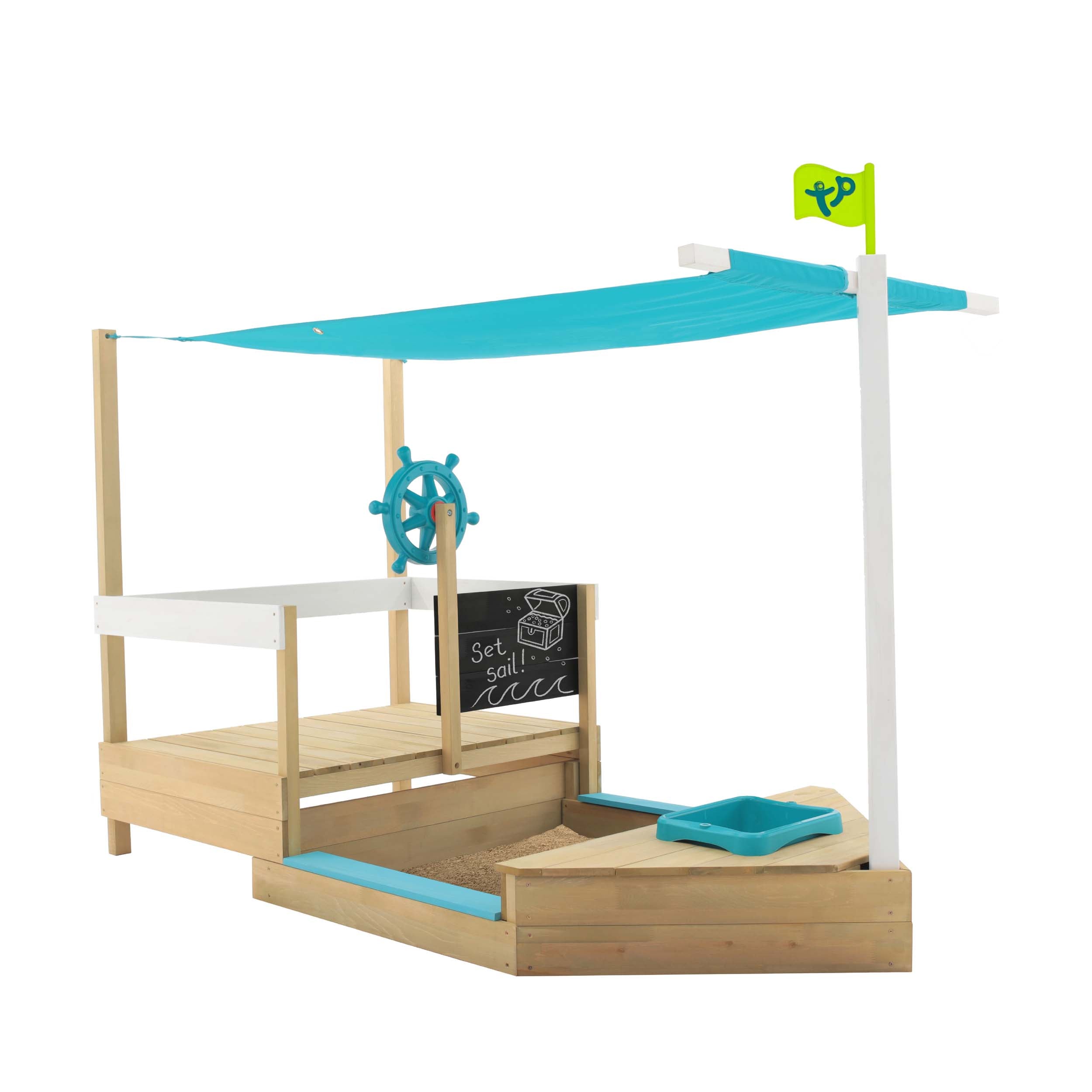 TP Ahoy Wooden Play Boat SandPit