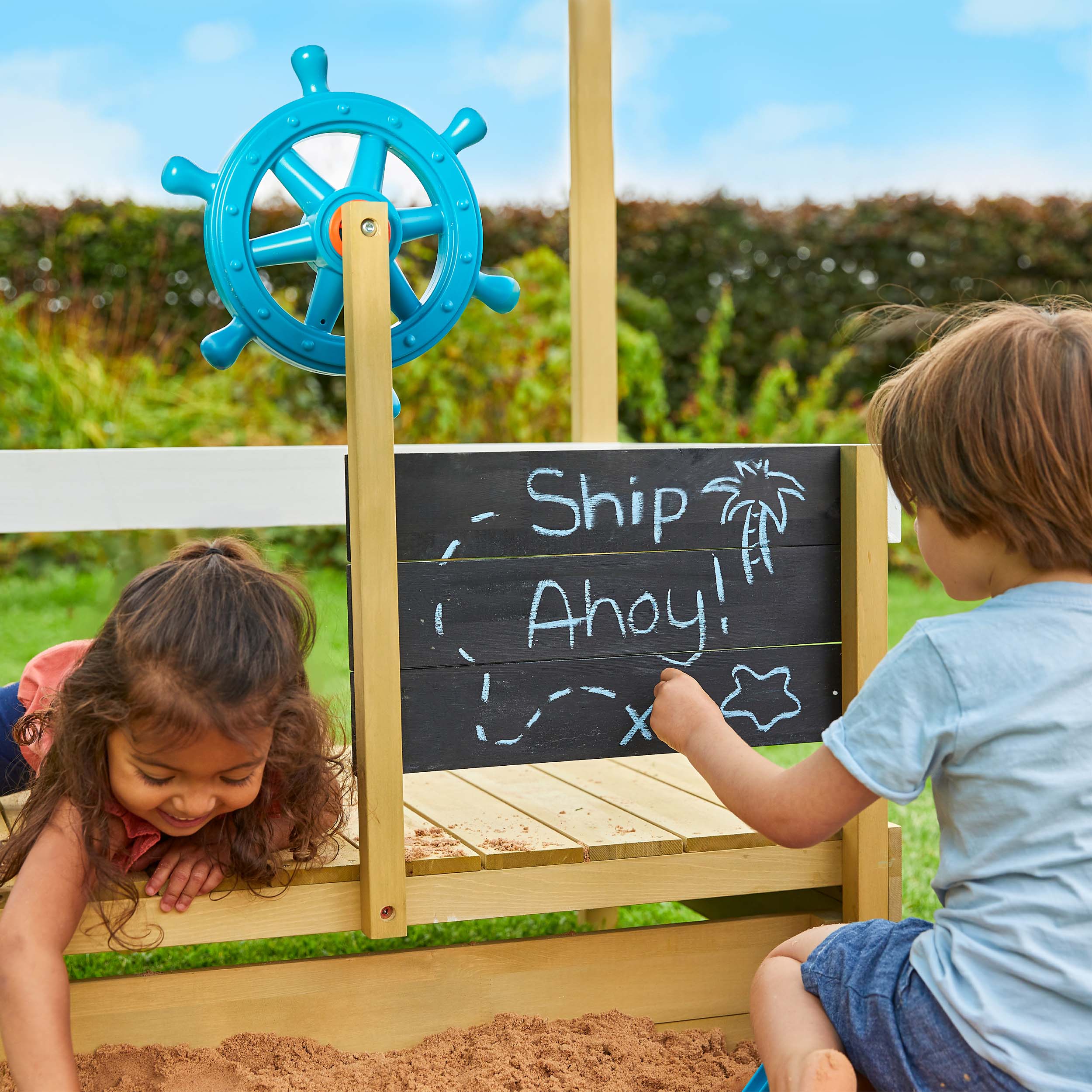 TP Ahoy Wooden Play Boat SandPit