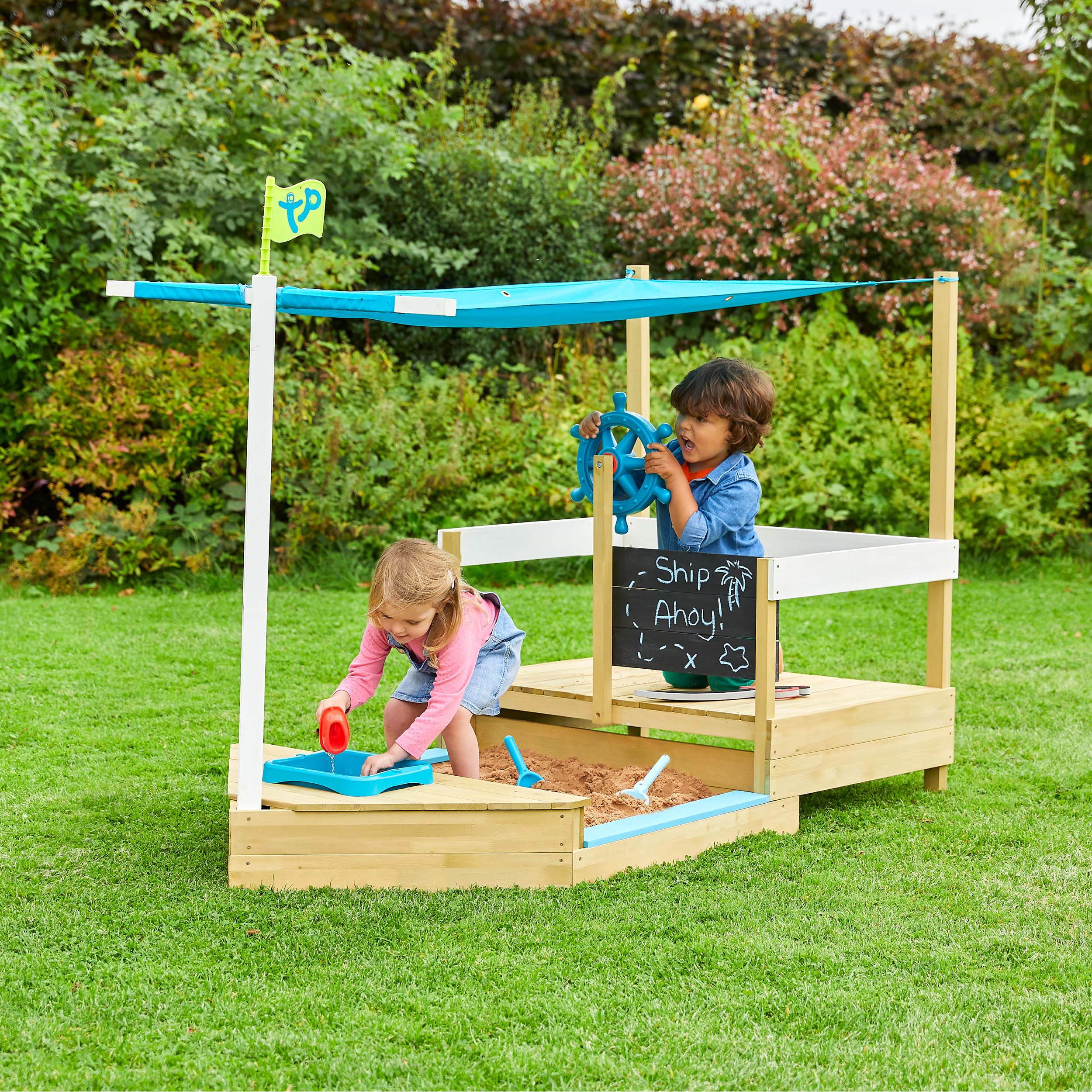 TP Ahoy Wooden Play Boat SandPit