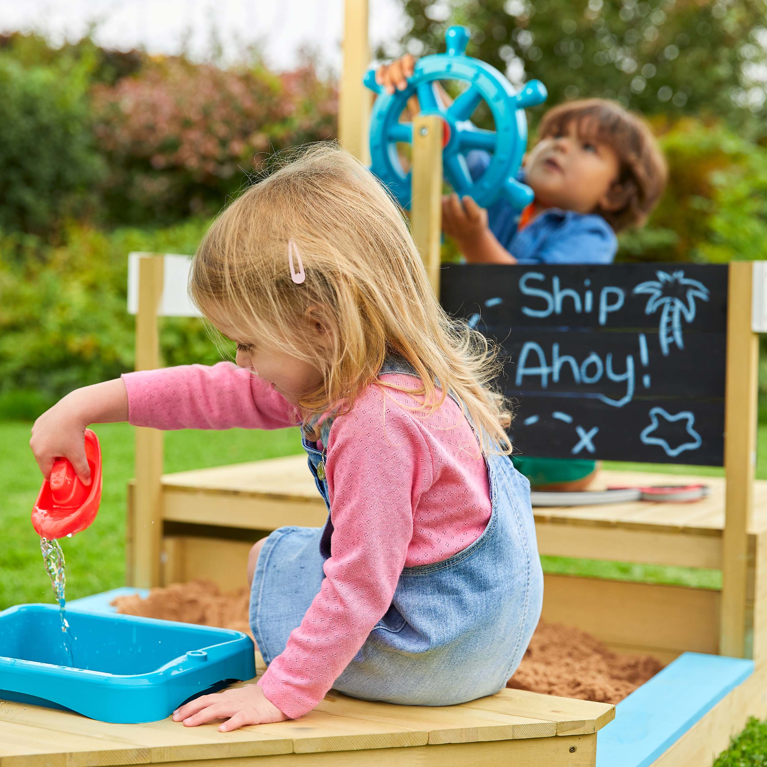 TP Ahoy Wooden Play Boat SandPit