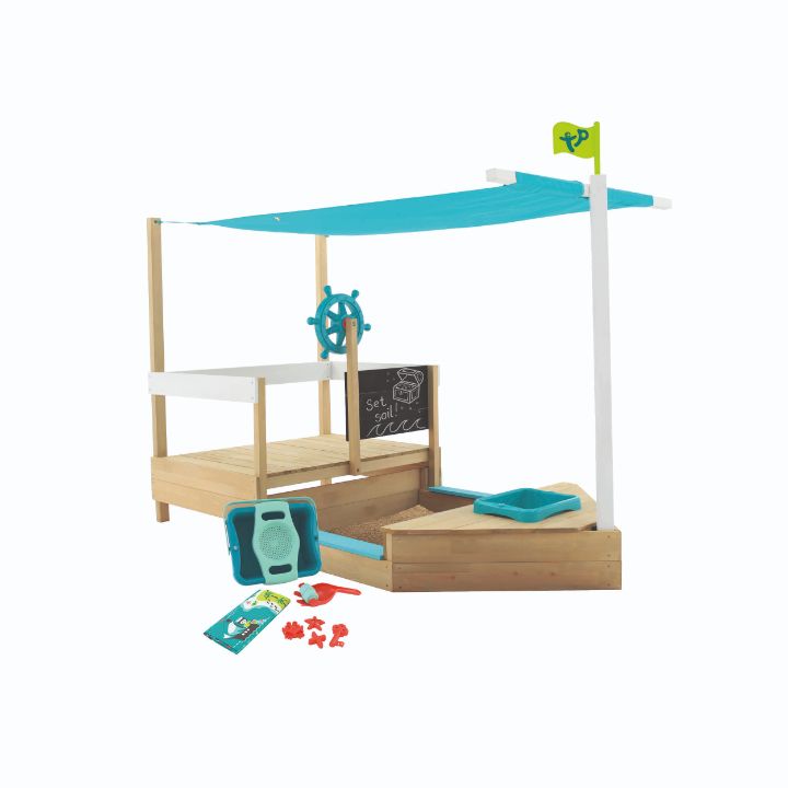 TP Ahoy Wooden Play Boat SandPit