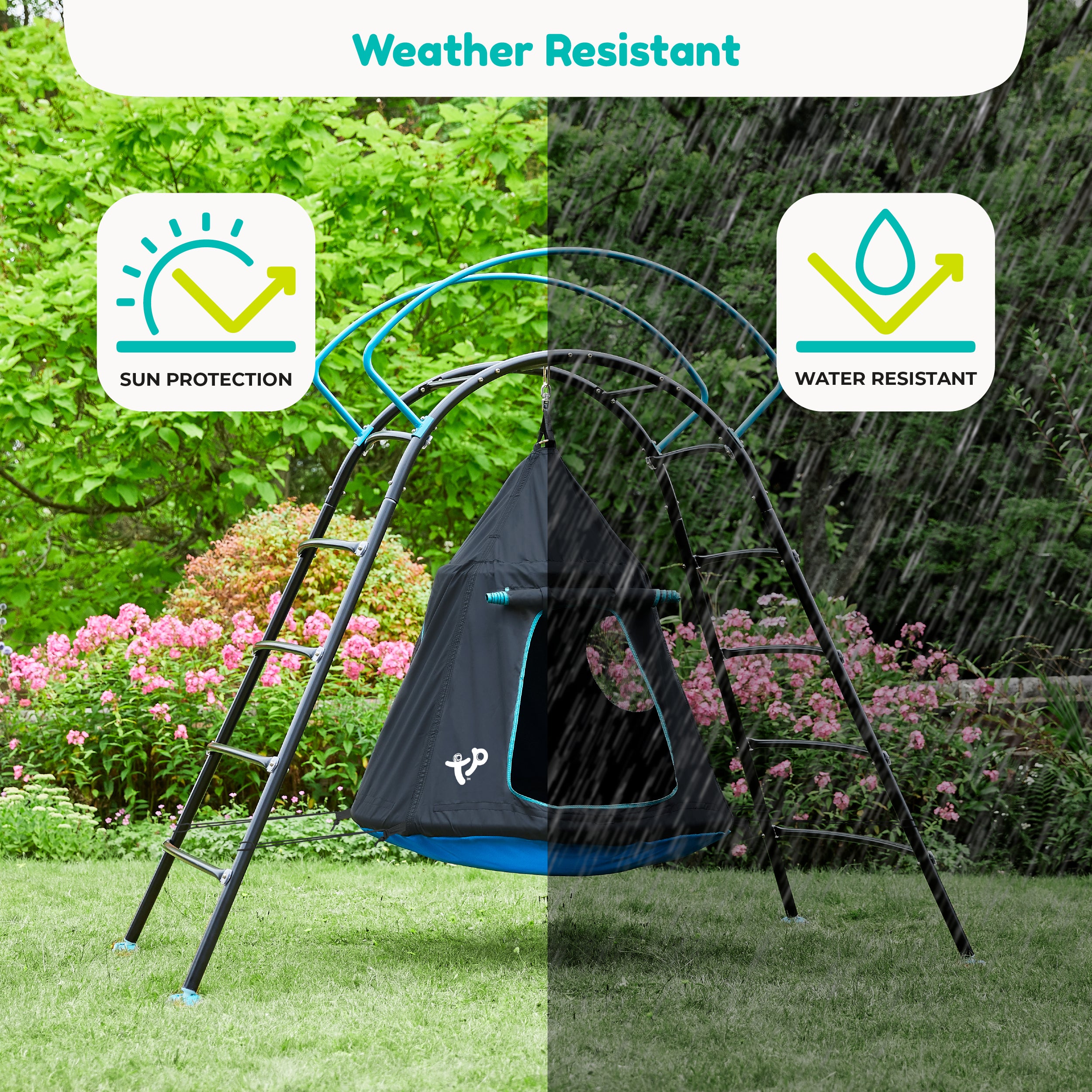 TP UFO DEN & CLIMBING FRAME - BLACK TP848