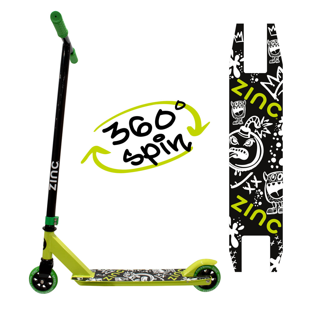 ZINC DETOUR 2.0 STUNT SCOOTER LIME