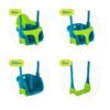 Quad Pod 4 stage Swing Seat