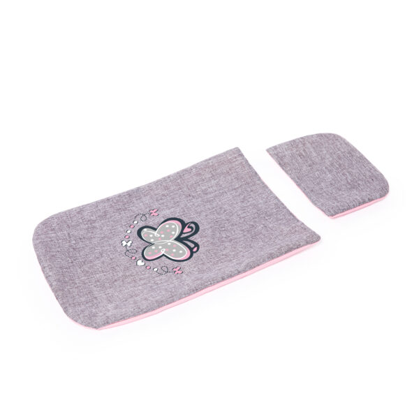 Bayer Cosy Dolls Pram  - Navy, Grey & Pink - 12727AA - Image 4