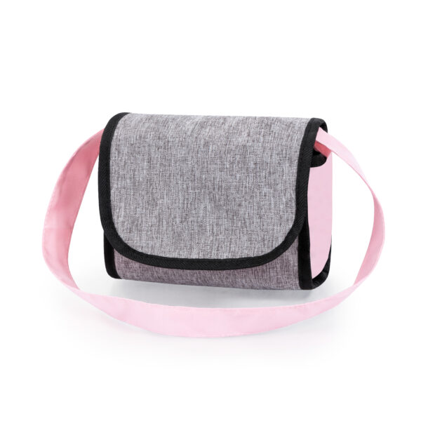 Bayer Cosy Dolls Pram  - Navy, Grey & Pink - 12727AA - Image 2