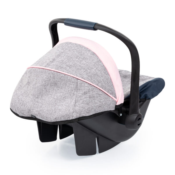 Bayer Deluxe Car Seat - Grey & Pink - 67927 - Image 7