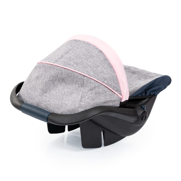 Bayer Deluxe Car Seat - Grey & Pink - 67927 - Image 4